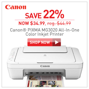 Canon pixma MG3020 Inkjet printer