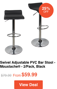 bar stool pvc moustache