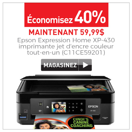 Epson Expresssion home XP-430 imprimante jet d'encre couleur tout-en-un