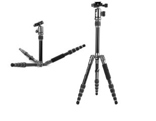 Kingjoy A-1229B Tripod Kit With Head(Black)