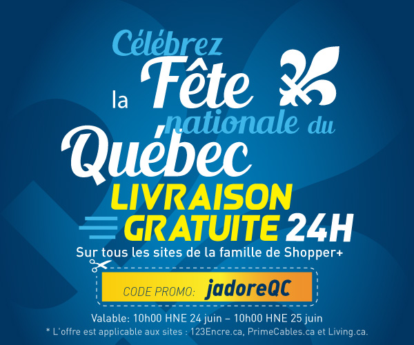 Livraison Gratuite Fete nationale du Quebec