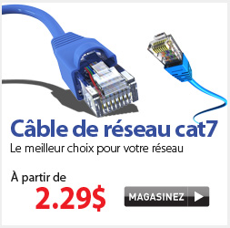 Câble de réseau cat7, le meilleur choix pour votre réseau
