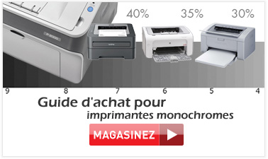 Guide d'achat pour imprimantes monochromes