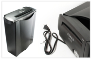Forta 5 Sheets Strip-Cut paper shredder with basket
