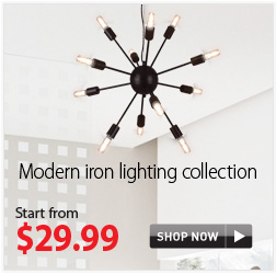 Modern iron lighting collection