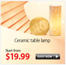 Ceramic table lamp