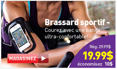Brassard sportif - Courez avec une bande ultra-confortable!