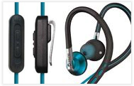 iHome® 2-in-1 Sport Earphone with Earhooks & Removable Earbuds
