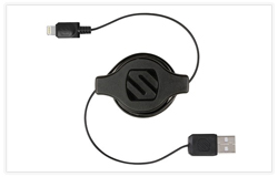 Scosche® strikeLINE pro - Retractable Charge & Sync Cable for Lightning Devices