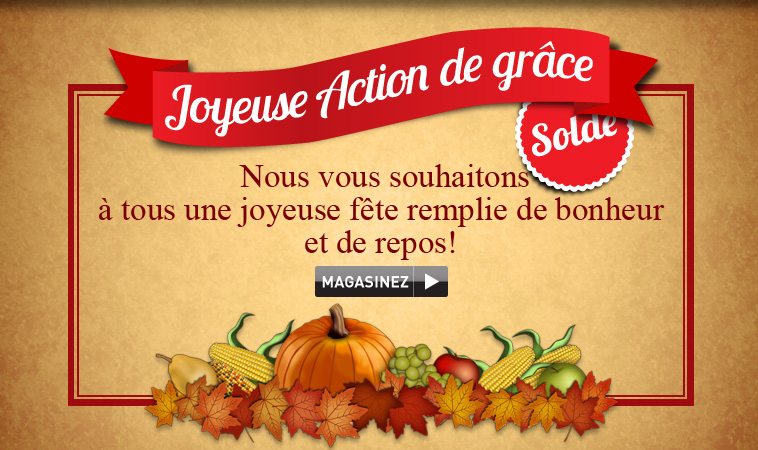 Joyeuse Action de grâce