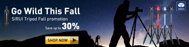 Go Wild This Fall: SIRUI Tripod Fall Promotion