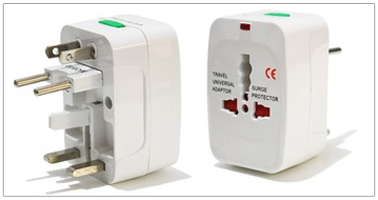 Travel Universal AC Adaptor All in One UK US AU EU CA Multi Plug