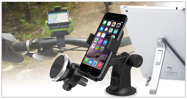 Universal Hands-Free Mounts For Smartphone & Tablet