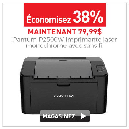Pantum P2500W Imprimante laser monochrome avec sans fil