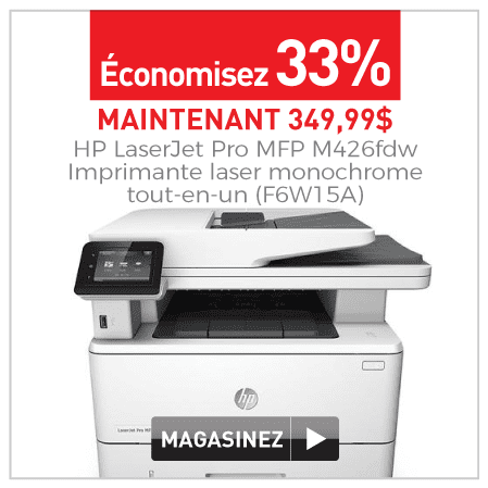 HP LaserJet Pro MFP M426fdw Imprimante laser monochrome tout-en-un (F6W15A)
