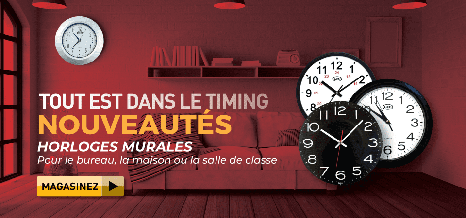  Horloge Murale chez 123Encre.ca