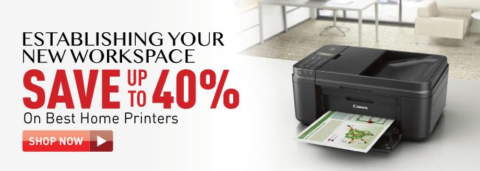 Save up to 40% on home printers