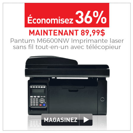 Pantum M6600NW imprimante laser sans fil tout-en-un avec telecopieur