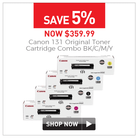 Canon 131 Original Toner Cartridge Combo BK/C/M/Y
