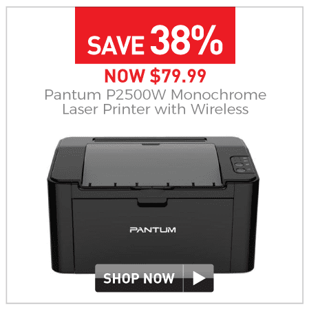 Pantum P2500W Monochrome Laser Printer with Wireless