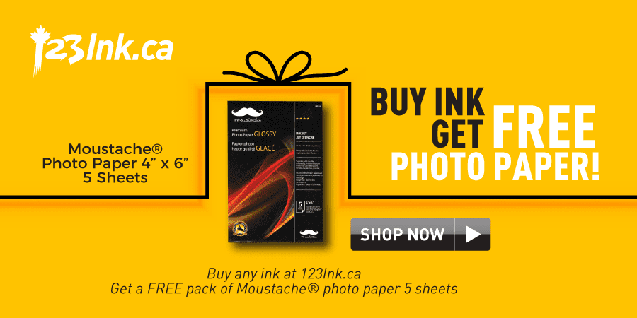buy ink get free photo paper