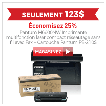 Pantum M6600NW imprimante et cartouche pantum PB-210S