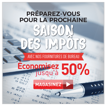 fournitures de bureau pour saison des impots