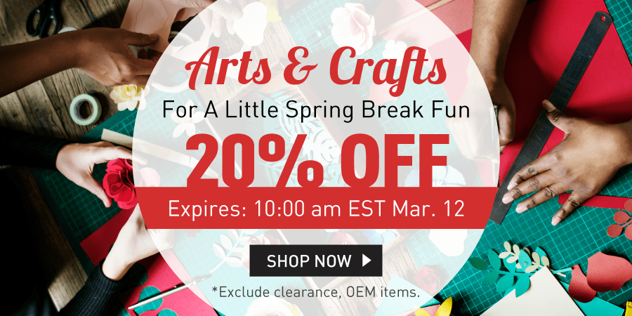 Arts & Crafts
aR
Arts & crafts for A Little Spring Break Fun

