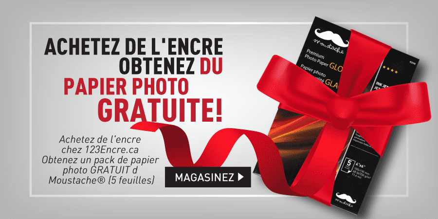 achetez encre obtenez su papier photo gratuite