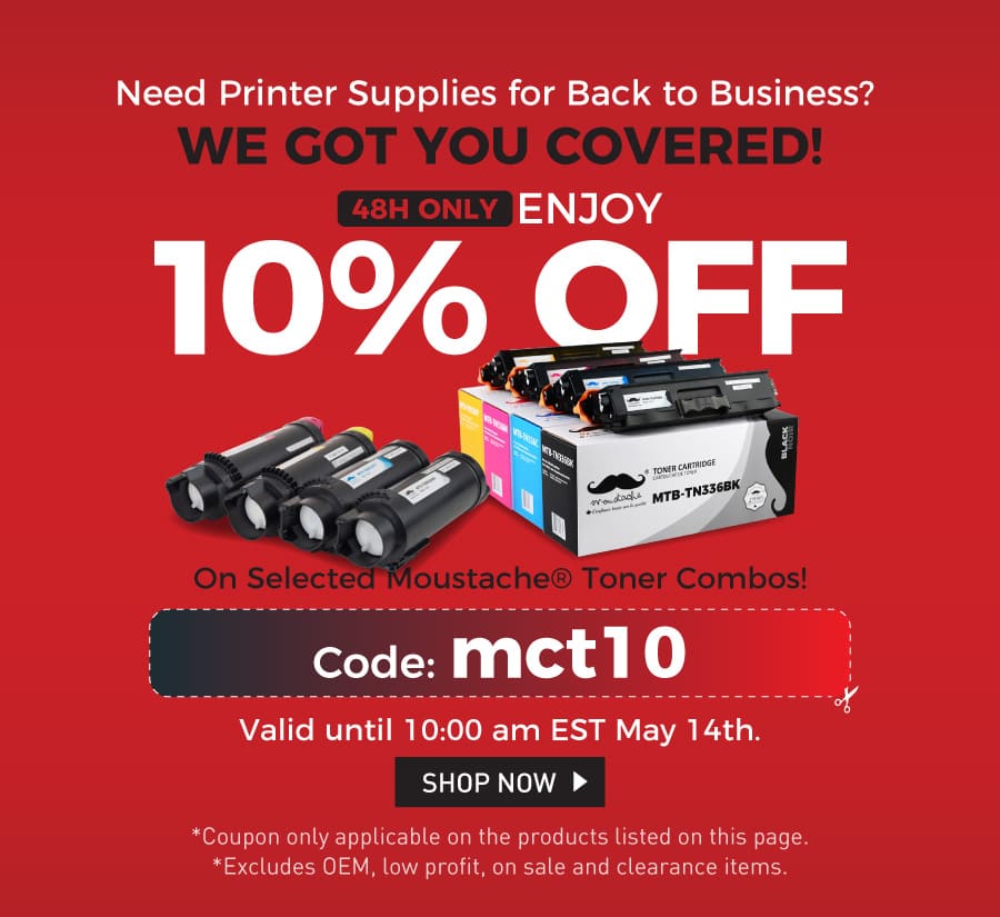 Need Printer Supplies for Back to Business?We got you covered! 123Ink.ca